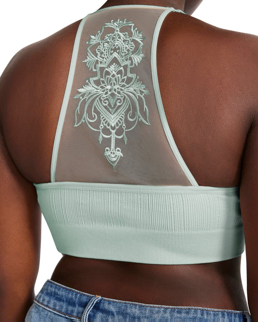 Mint Steve Madden The Ella Mesh + Women's Bras | PH 9602XFD